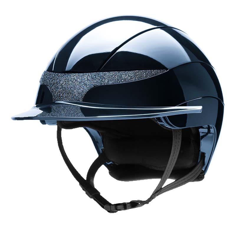 Equiline XANTO Reithelm mit Swarovski-Frontbesatz - Standardvisier - 3270