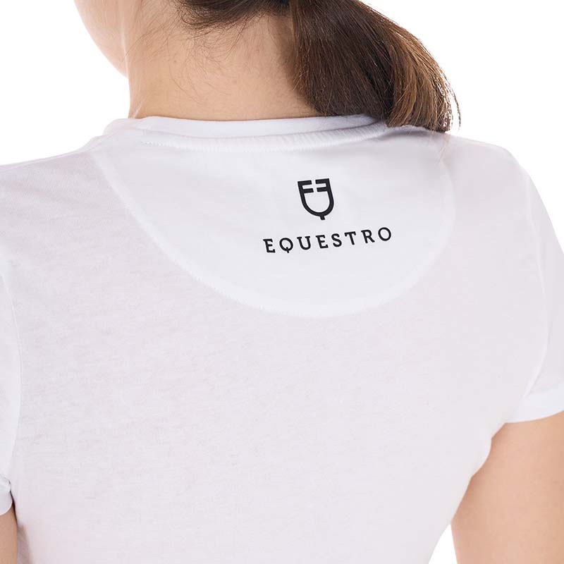 Equestro Damen-T-Shirt mit Ikonen-Print - 9901