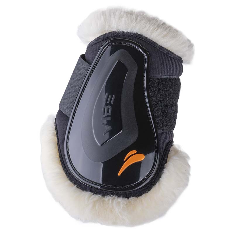 Equick vibe rear fluffy velcro gamaschen mit kunstwollfutter