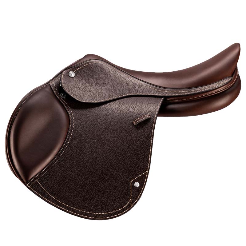 Springsattel VALOR JMP PRINT aus geprägtem Leder - Equiline Saddle Division - 2709